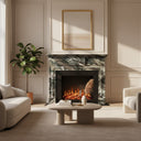 Marble fireplace in Italian Cipollino Ondulato - Image 4