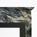 Marble fireplace in Italian Cipollino Ondulato - Image 5