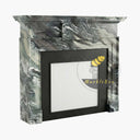 Marble fireplace in Italian Cipollino Ondulato - Image 8