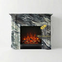 Marble fireplace in Italian Cipollino Ondulato - Image 3