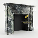 Marble fireplace in Italian Cipollino Ondulato - Image 7