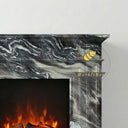 Marble fireplace in Italian Cipollino Ondulato - Image 4