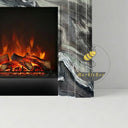 Marble fireplace in Italian Cipollino Ondulato - Image 5