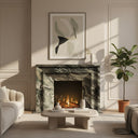 Marble fireplace in Italian Cipollino Ondulato - Image 3