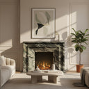 Marble fireplace in Italian Cipollino Ondulato - Image 3