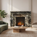 Marble fireplace in Italian Cipollino Ondulato - Image 4