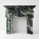 Marble fireplace in Italian Cipollino Ondulato - Image 1