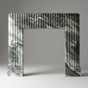 Marble fireplace in Italian Cipollino Ondulato - Image 1