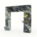 Marble fireplace in Italian Cipollino Ondulato - Image 5