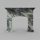Marble fireplace in Italian Cipollino Ondulato - Image 1