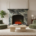 Marble fireplace in Italian Cipollino Ondulato - Image 4