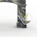 Marble fireplace in Italian Cipollino Ondulato - Image 6