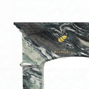 Marble fireplace in Italian Cipollino Ondulato - Image 7