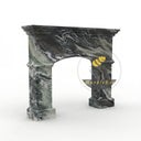Marble fireplace in Italian Cipollino Ondulato - Image 8