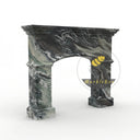 Marble fireplace in Italian Cipollino Ondulato - Image 8