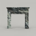 Marble fireplace in Italian Cipollino Ondulato - Image 1
