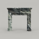 Marble fireplace in Italian Cipollino Ondulato - Image 1