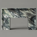 Marble fireplace in Italian Cipollino Ondulato - Image 1