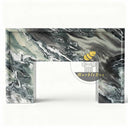 Marble fireplace in Italian Cipollino Ondulato - Image 7