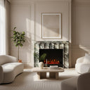 Marble fireplace in Italian Cipollino Ondulato - Image 3