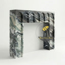 Marble fireplace in Italian Cipollino Ondulato - Image 5