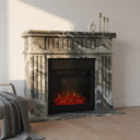 Marble fireplace in Italian Cipollino Ondulato - Image 4