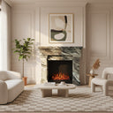 Marble fireplace in Italian Cipollino Ondulato - Image 2