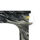 Marble fireplace in Italian Cipollino Ondulato - Image 5