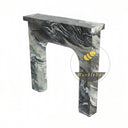 Marble fireplace in Italian Cipollino Ondulato - Image 8