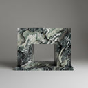 Marble fireplace in Italian Cipollino Ondulato - Image 1