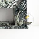 Marble fireplace in Italian Cipollino Ondulato - Image 6