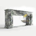 Marble fireplace in Italian Cipollino Ondulato - Image 8