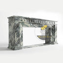 Marble fireplace in Italian Cipollino Ondulato - Image 8