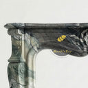 Marble fireplace in Italian Cipollino Ondulato - Image 8