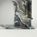 Marble fireplace in Italian Cipollino Ondulato - Image 5