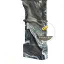 Marble fireplace in Italian Cipollino Ondulato - Image 4
