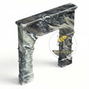 Marble fireplace in Italian Cipollino Ondulato - Image 7