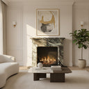 Marble fireplace in Italian Cipollino Ondulato - Image 2