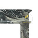 Marble fireplace in Italian Cipollino Ondulato - Image 4