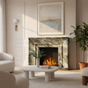 Marble fireplace surround in Italian Cipollino Ondulato - Image 5