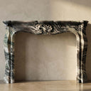 Marble fireplace surround in Italian Cipollino Ondulato - Image 4