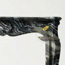 Marble fireplace surround in Italian Cipollino Ondulato - Image 6