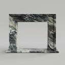 Marble fireplace surround in Italian Cipollino Ondulato - Image 1