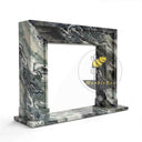 Marble fireplace surround in Italian Cipollino Ondulato - Image 4