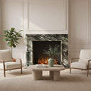 Marble fireplace surround in Italian Cipollino Ondulato - Image 5