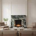 Marble fireplace surround in Italian Cipollino Ondulato - Image 3