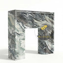 Marble fireplace surround in Italian Cipollino Ondulato - Image 4