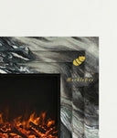 Marble fireplace surround in Italian Cipollino Ondulato - Image 4