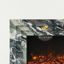 Marble fireplace surround in Italian Cipollino Ondulato - Image 5
