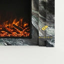 Marble fireplace surround in Italian Cipollino Ondulato - Image 6